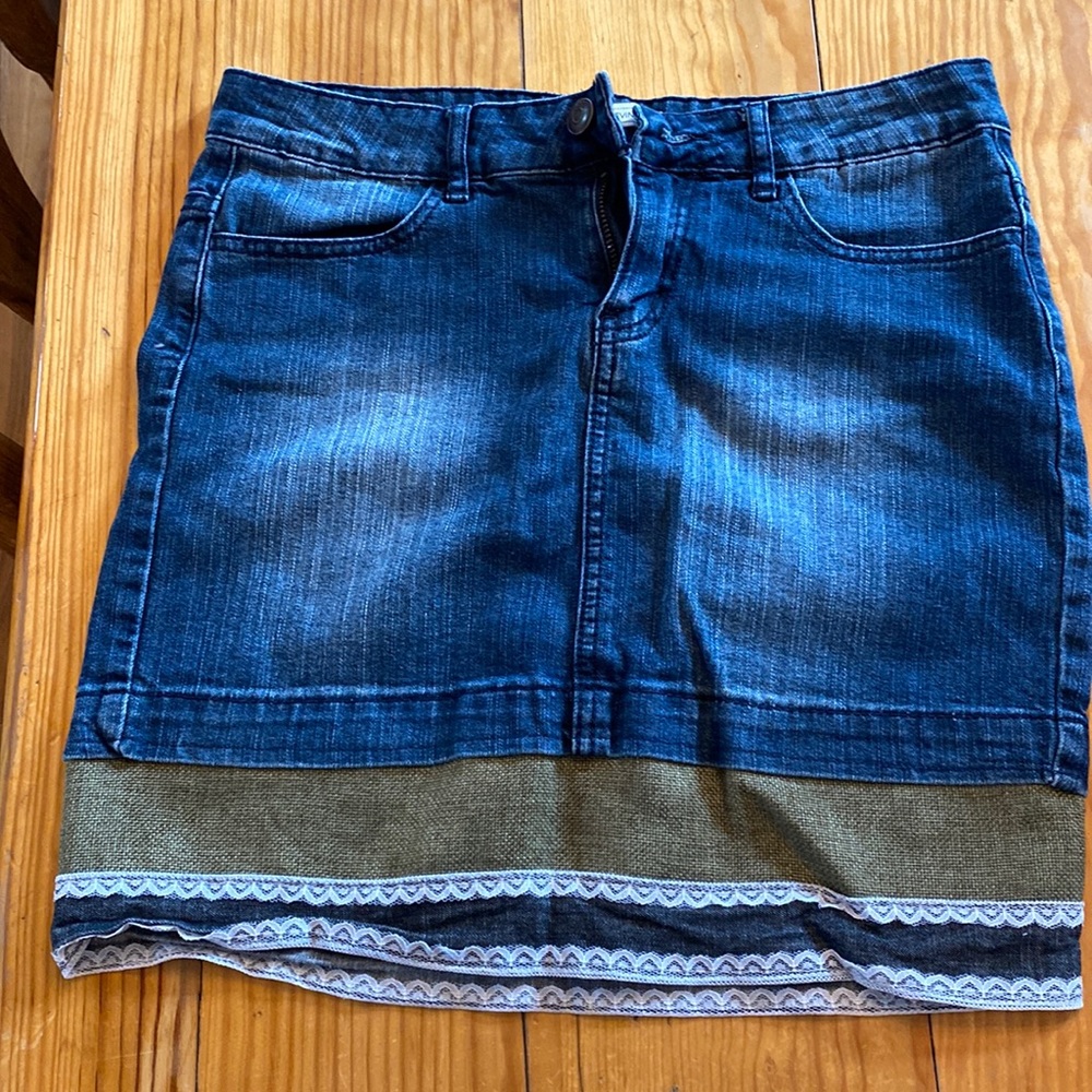 Adam Levine Jean skirt